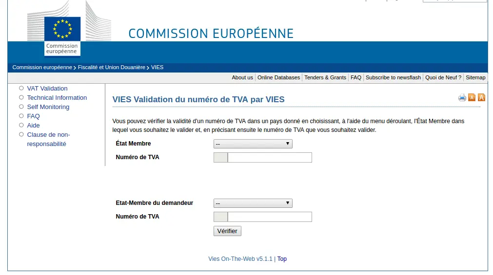 Trouver son numero de tva intracommunautaire gratuitement avec VIES